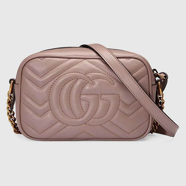 21春夏 グッチ*GGマーモントキルティングミニショルダーバッグ 448065 DTD1T 5729